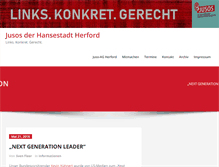Tablet Screenshot of jusosherford.de